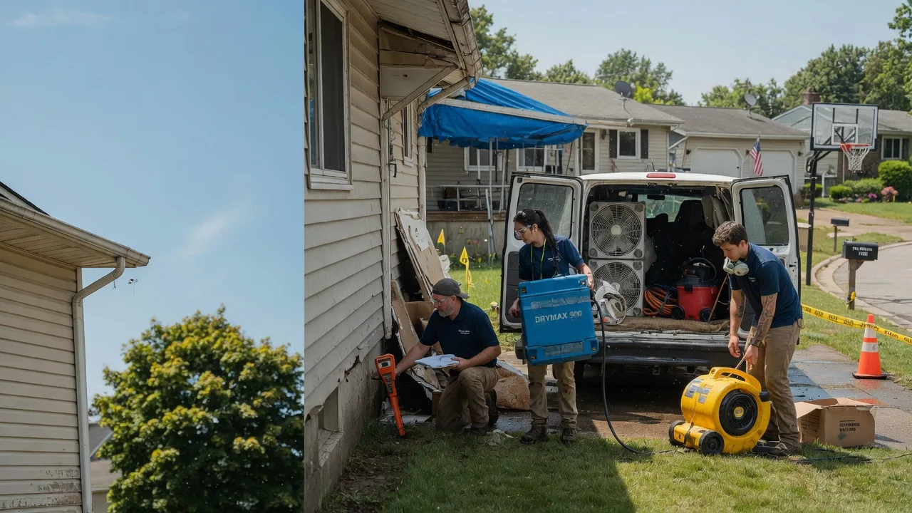 Ceiling Leak Cleanup in Keyport, WA near me